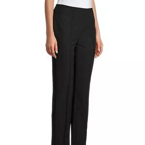 Kobi Halperin black high-waisted trousers